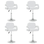 Chaise Industrielle Pivotante en Similicuir-Blanc-4-La-Fabrique-Industrielle