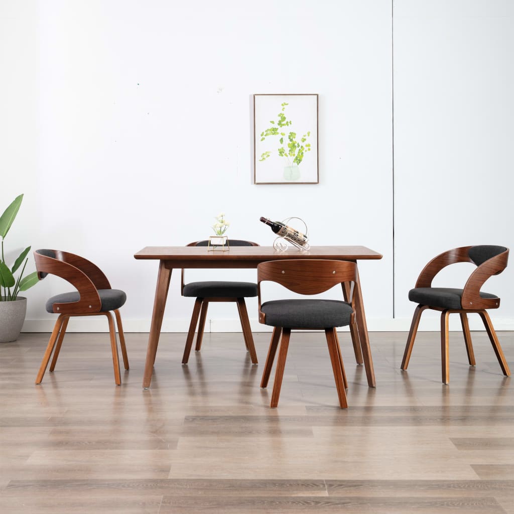 Chaise Industrielle en Bois Courbé et Cuir-gris et marron foncé-4-La-Fabrique-Industrielle