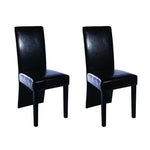 Chaise Industrielle en Bois et Cuir Design-Noir-2-La-Fabrique-Industrielle