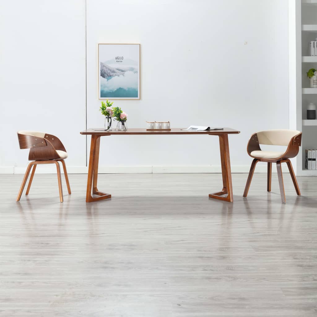 Chaise Industrielle en Bois et Cuir Noir-crème et marron foncé-2-La-Fabrique-Industrielle