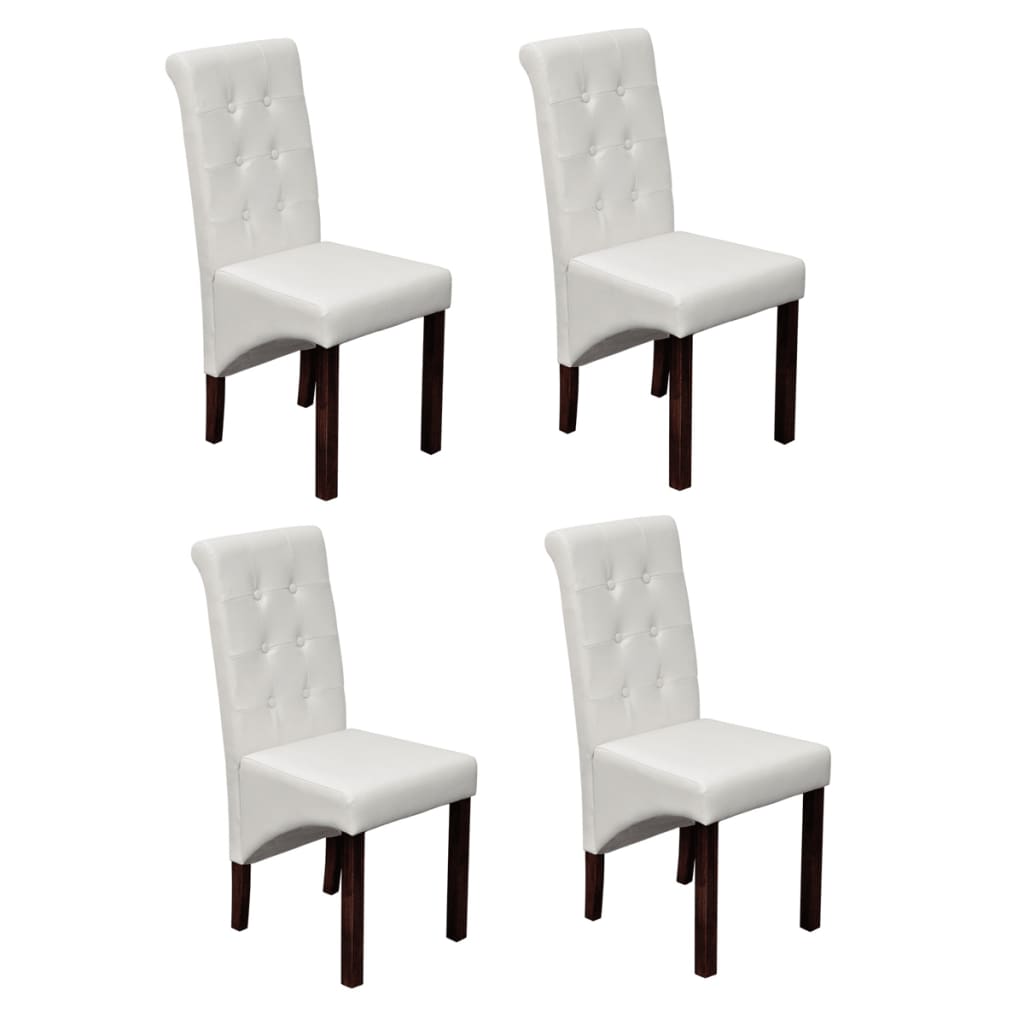 Chaise Industrielle en Cuir Synthétique Noir-Blanc-4-La-Fabrique-Industrielle