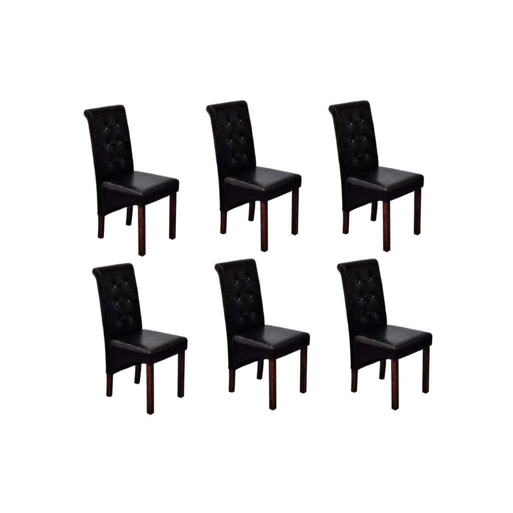 Chaise Industrielle en Cuir Synthétique Noir-Noir-6-La-Fabrique-Industrielle