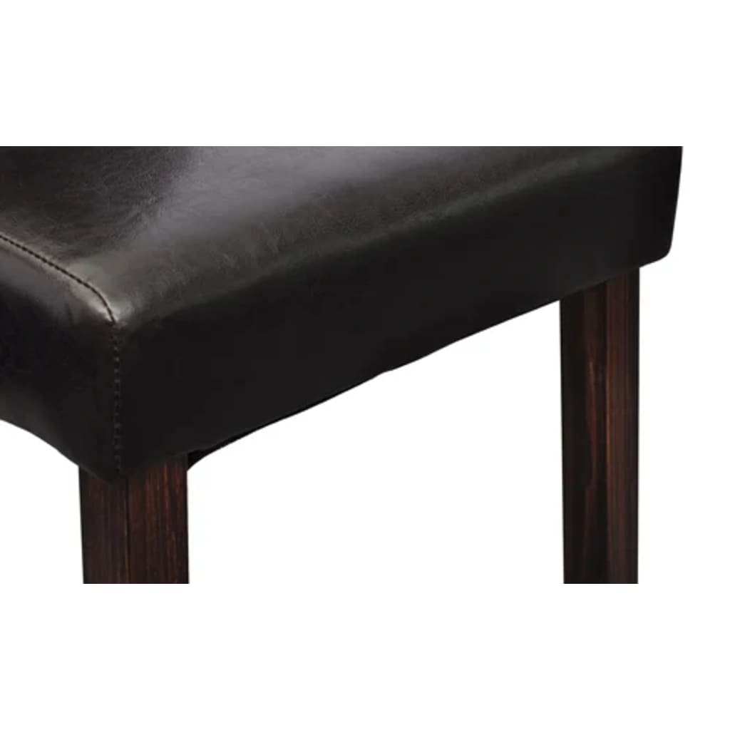 Chaise Industrielle en Cuir Synthétique Noir-La-Fabrique-Industrielle