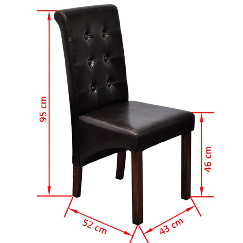 Chaise Industrielle en Cuir Synthétique Noir-La-Fabrique-Industrielle