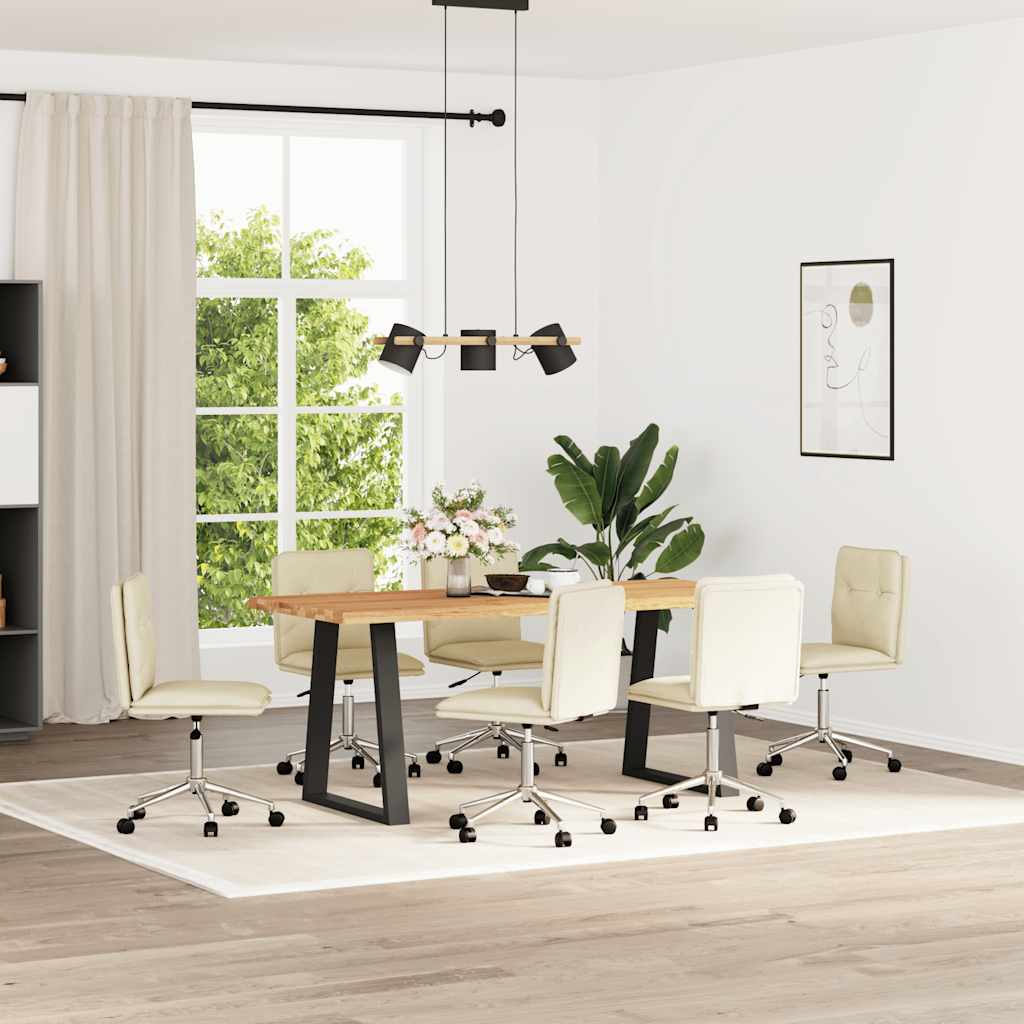 Chaise Industrielle en Cuir et Métal-Crème-6-La-Fabrique-Industrielle