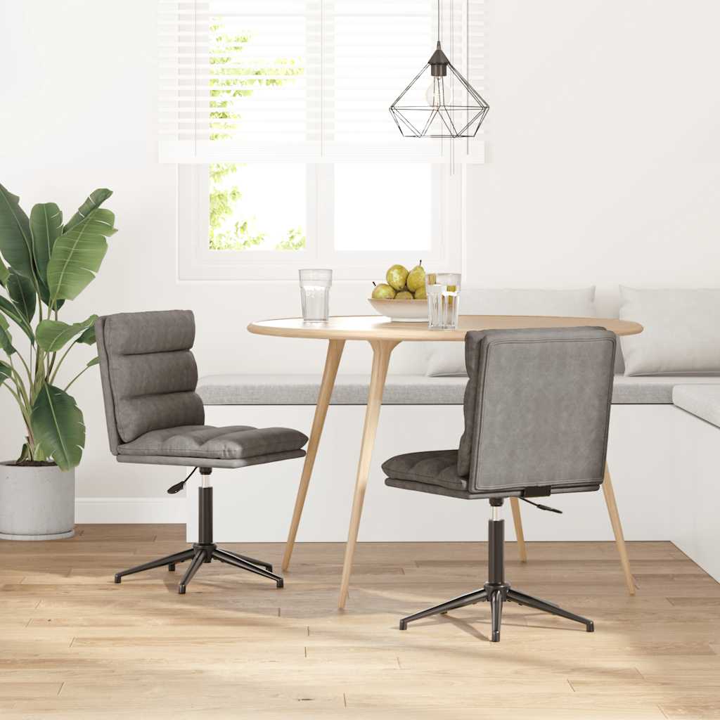 Chaise Industrielle en Simili Cuir Marron-Gris-2-La-Fabrique-Industrielle