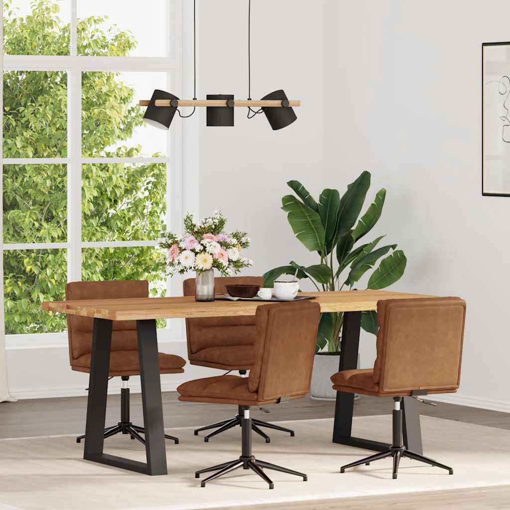 Chaise Industrielle en Simili Cuir Marron-Marron-4-La-Fabrique-Industrielle