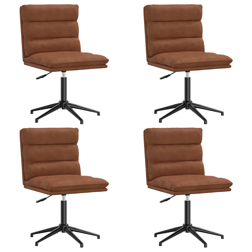 Chaise Industrielle en Simili Cuir Marron-La-Fabrique-Industrielle