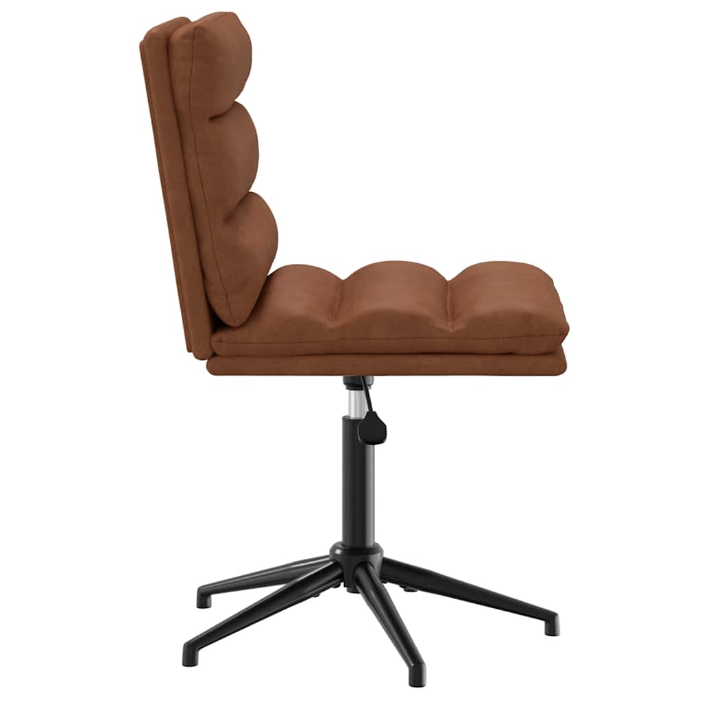 Chaise Industrielle en Simili Cuir Marron-La-Fabrique-Industrielle