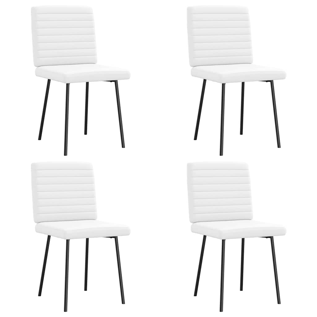 Chaise Industrielle en Simili Cuir et Métal-Blanc-4-La-Fabrique-Industrielle
