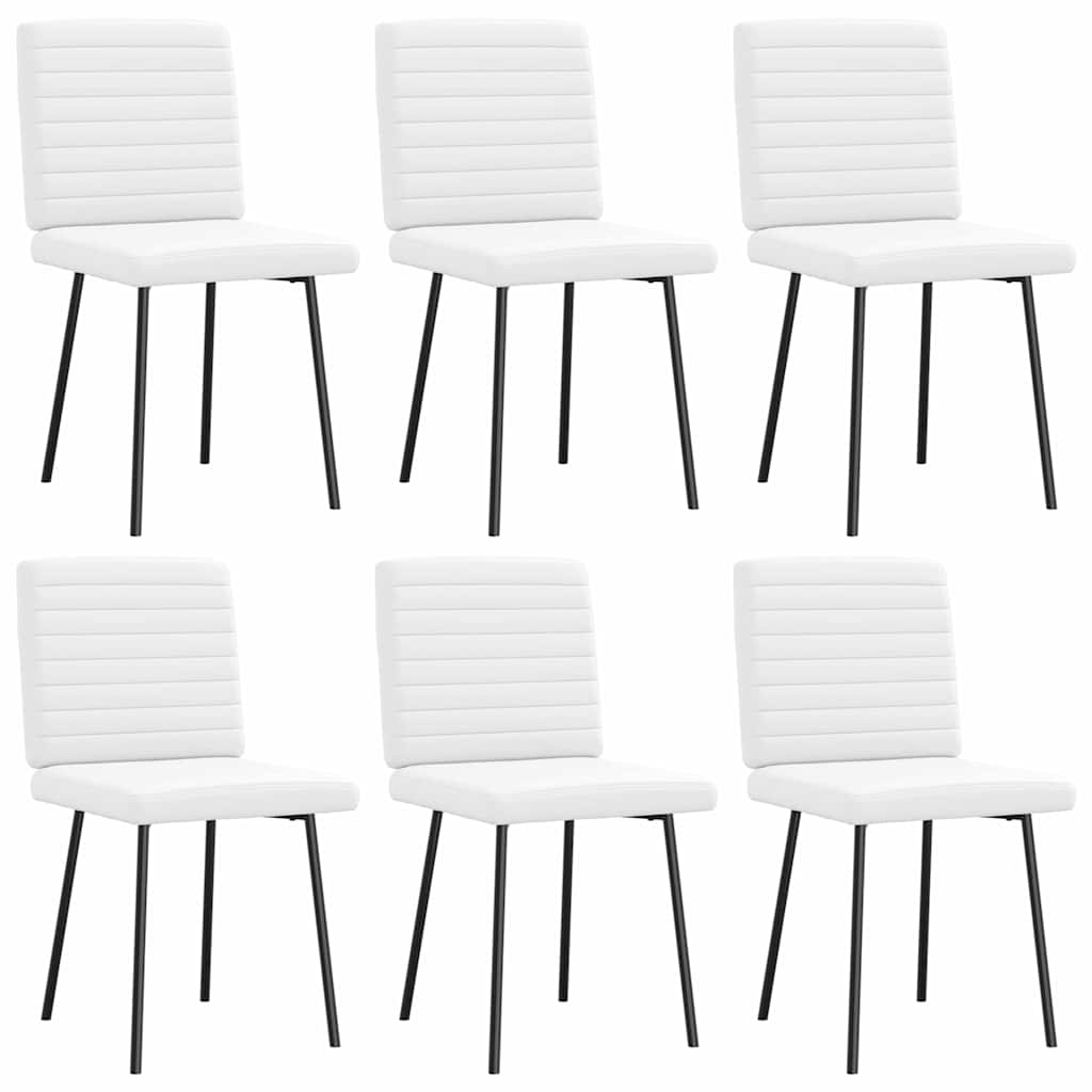 Chaise Industrielle en Simili Cuir et Métal-Blanc-6-La-Fabrique-Industrielle