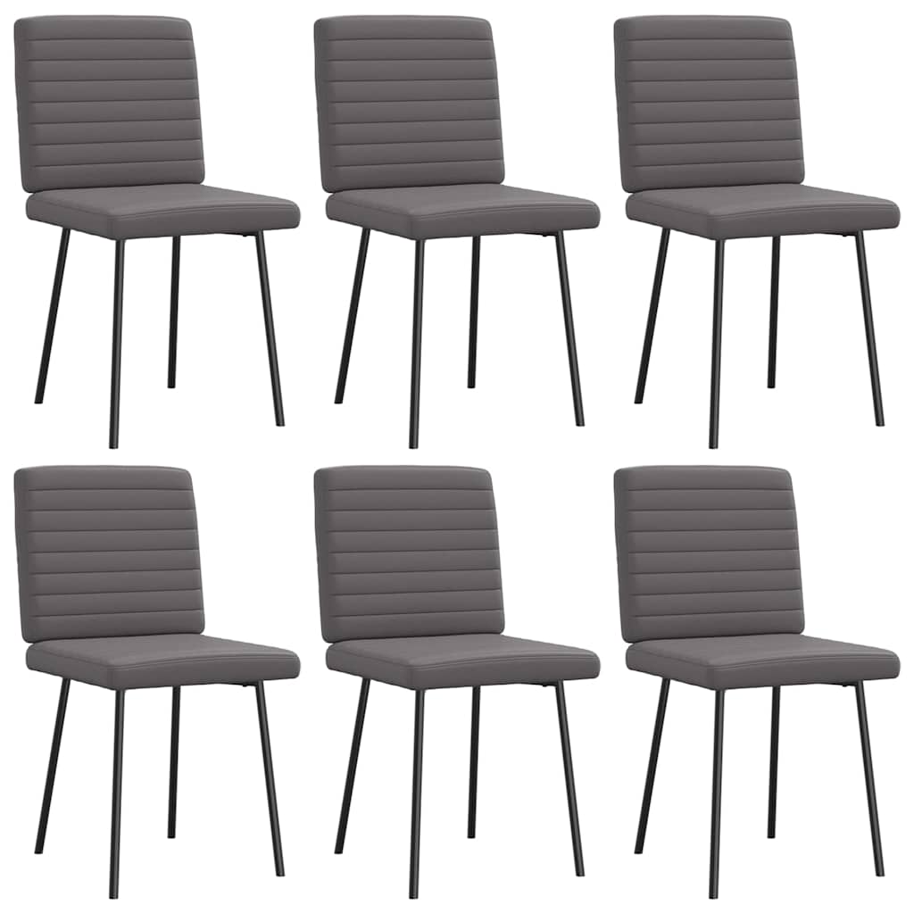 Chaise Industrielle en Simili Cuir et Métal-Gris-6-La-Fabrique-Industrielle