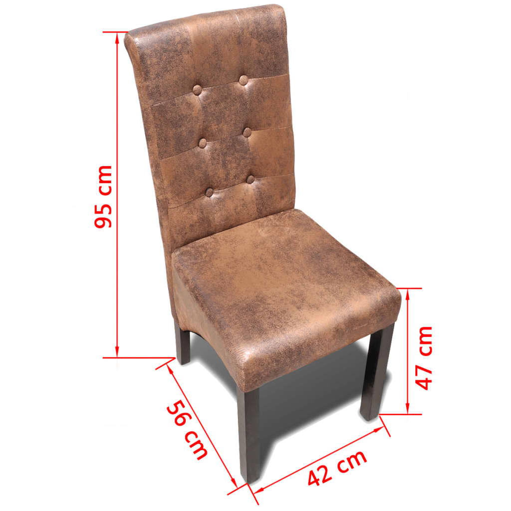 Chaise Vintage en Cuir et Bois Industriel-La-Fabrique-Industrielle