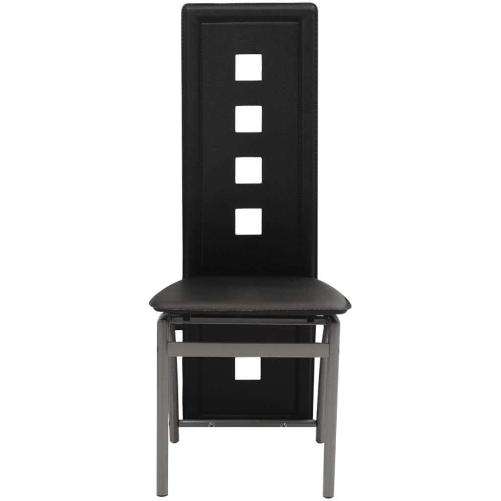 Chaise en Simili Cuir Design et Cadre Acier-La-Fabrique-Industrielle