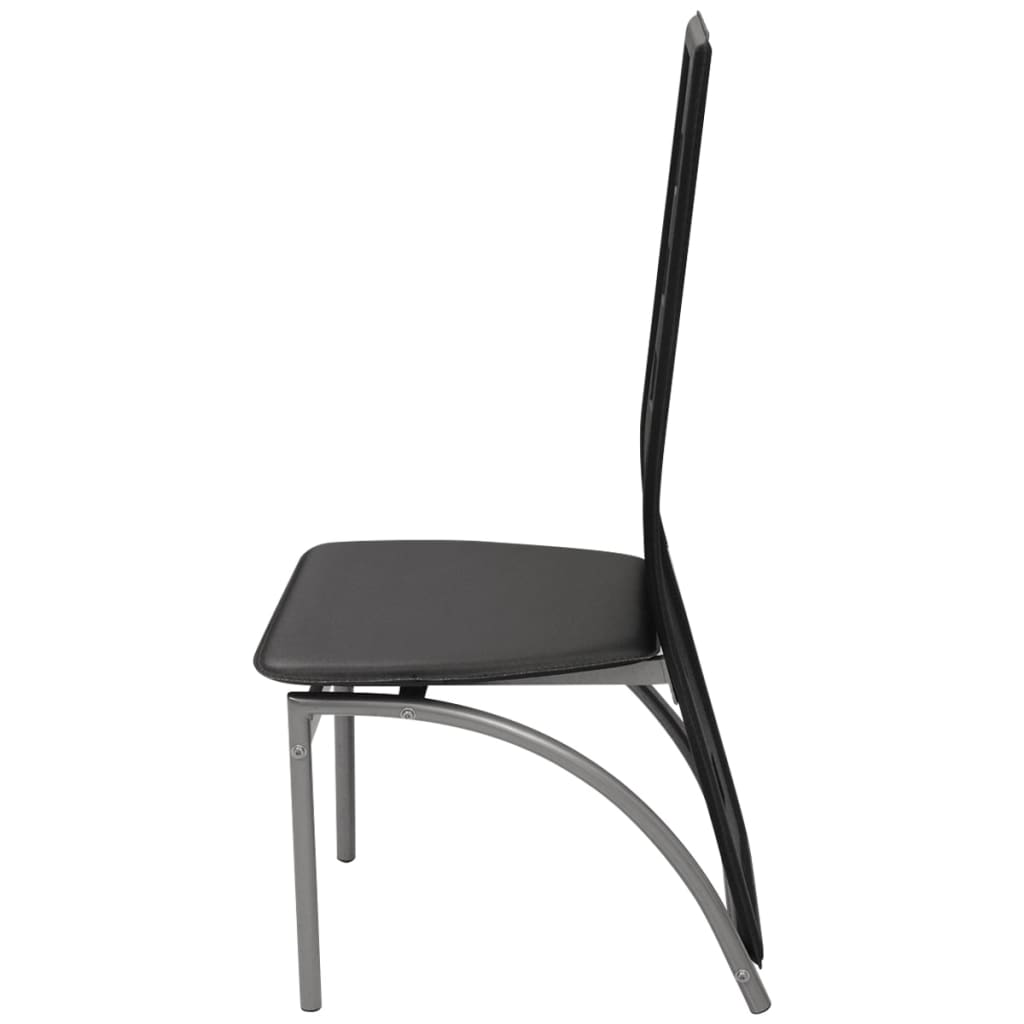 Chaise en Simili Cuir Design et Cadre Acier-La-Fabrique-Industrielle