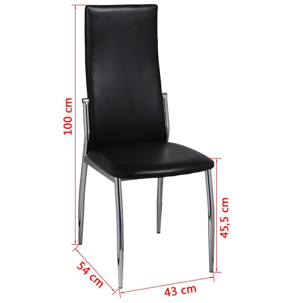 Chaise en Simili Cuir pour Salle à Manger-La-Fabrique-Industrielle