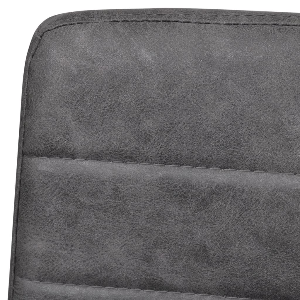Chaise en Similicuir et Acier Style Cantilever-La-Fabrique-Industrielle