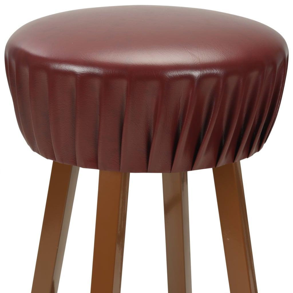 Chaises De Bar Lot De 2 Similicuir-La-Fabrique-Industrielle