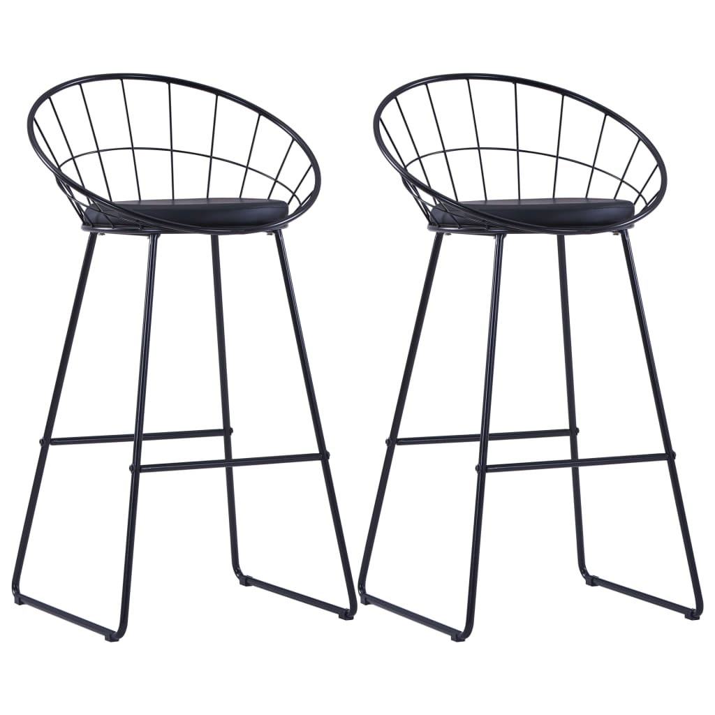 Chaises De Bar Lot De 2 Similicuir-La-Fabrique-Industrielle