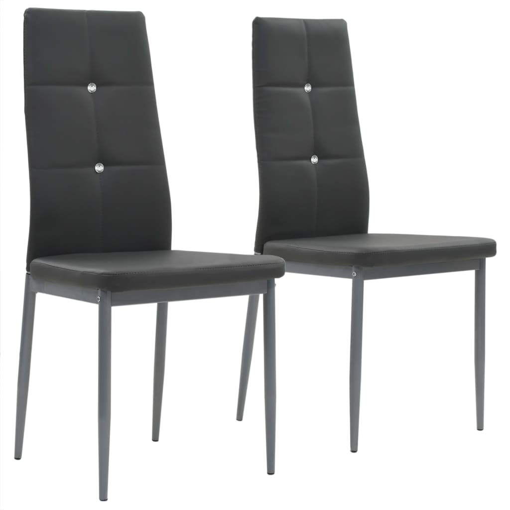 Chaises Industrielle Blanche en Similicuir-Gris-2-La-Fabrique-Industrielle