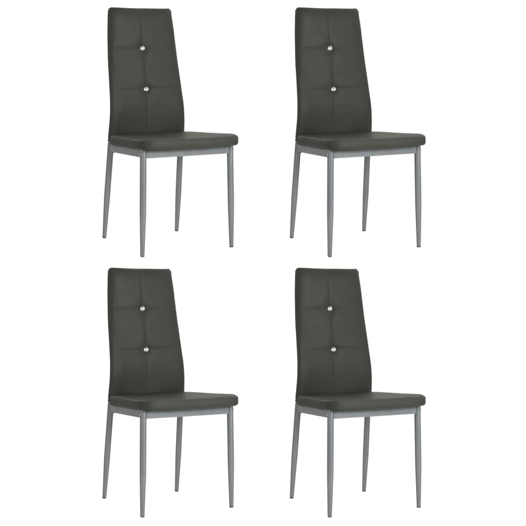Chaises Industrielle Blanche en Similicuir-Gris-4-La-Fabrique-Industrielle