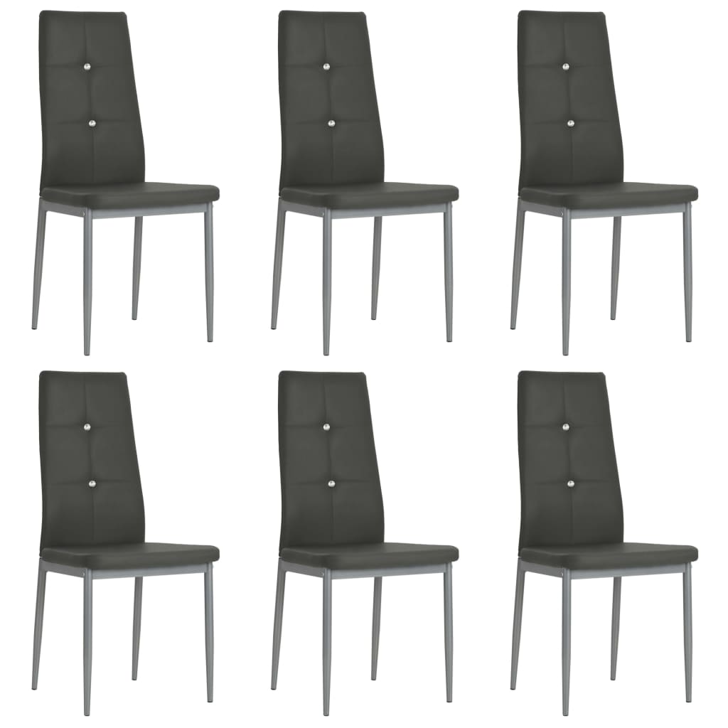 Chaises Industrielle Blanche en Similicuir-Gris-6-La-Fabrique-Industrielle