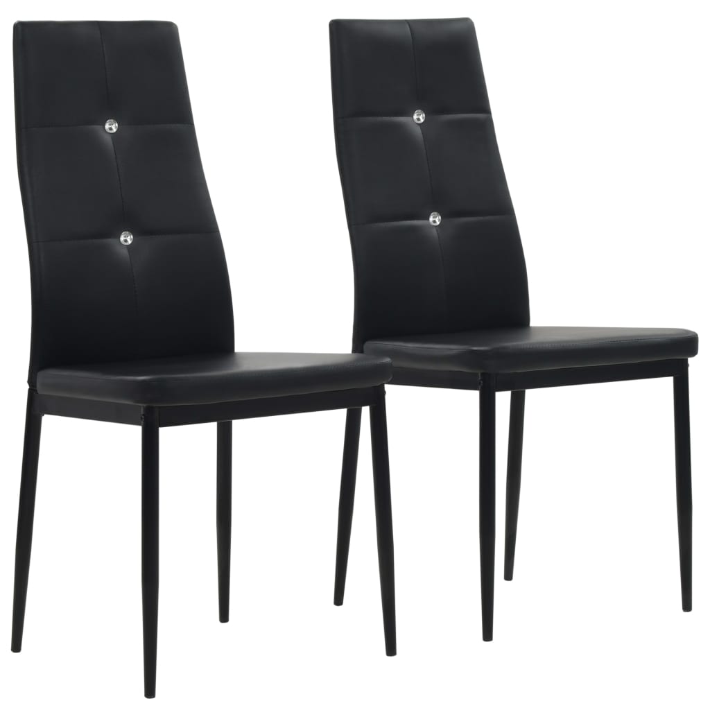 Chaises Industrielle Blanche en Similicuir-Noir-2-La-Fabrique-Industrielle