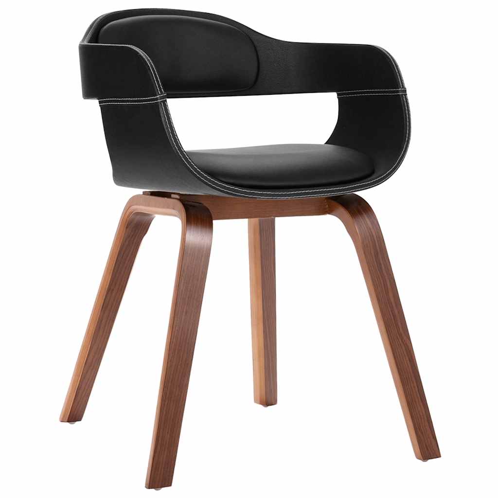 Chaises Industrielle en Bois et Similicuir Noir-Noir-1-La-Fabrique-Industrielle