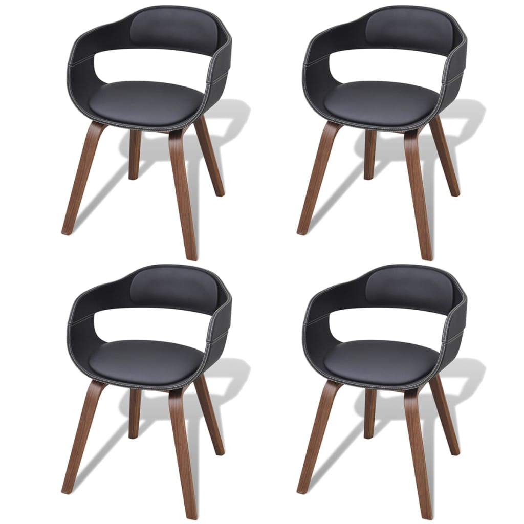 Chaises Industrielle en Bois et Similicuir Noir-Noir-4-La-Fabrique-Industrielle