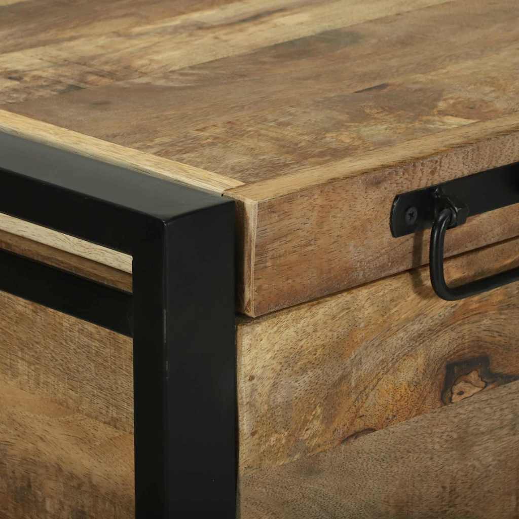Coffre Ancien en Bois de Manguier Brut-La-Fabrique-Industrielle