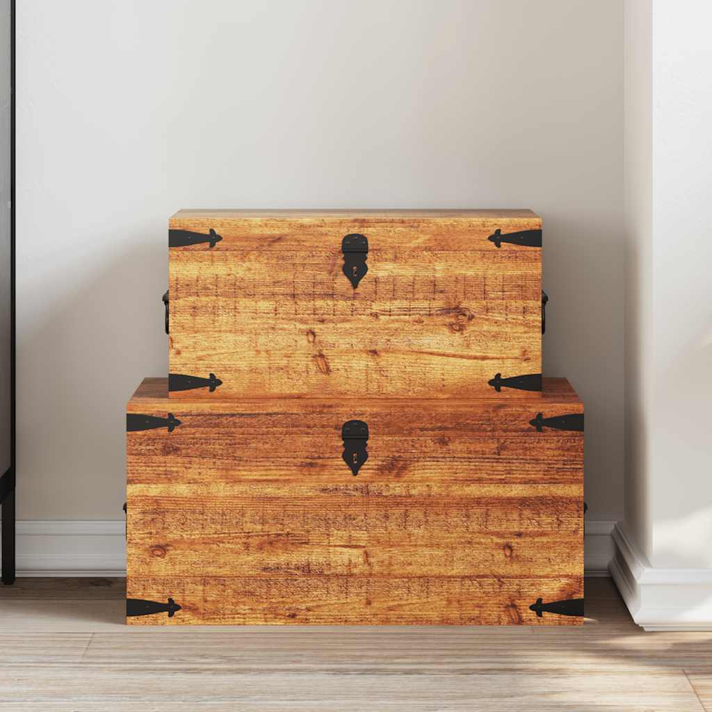 Coffre de Rangement en Bois Intérieur-La-Fabrique-Industrielle