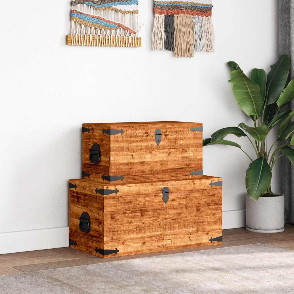 Coffre de Rangement en Bois Intérieur-La-Fabrique-Industrielle