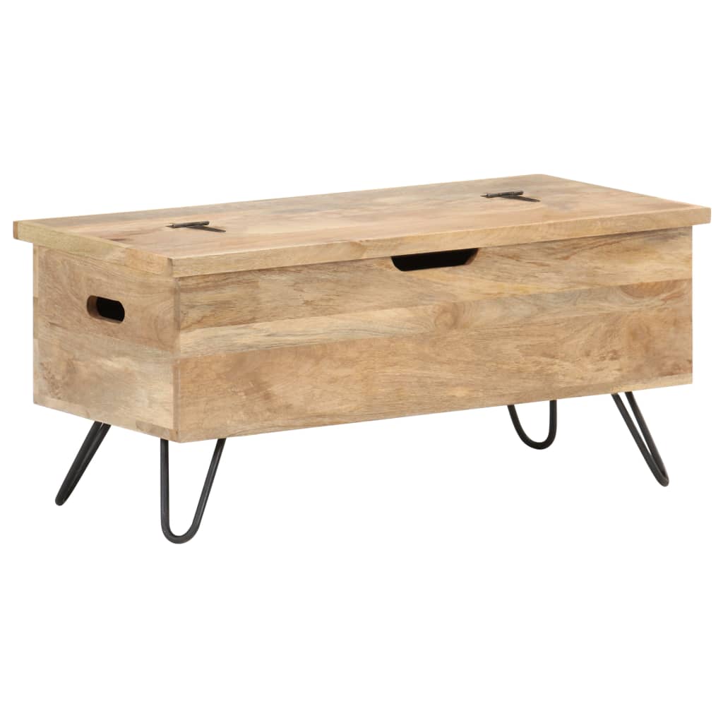Coffre en Bois et Acier au Design Industriel-La-Fabrique-Industrielle