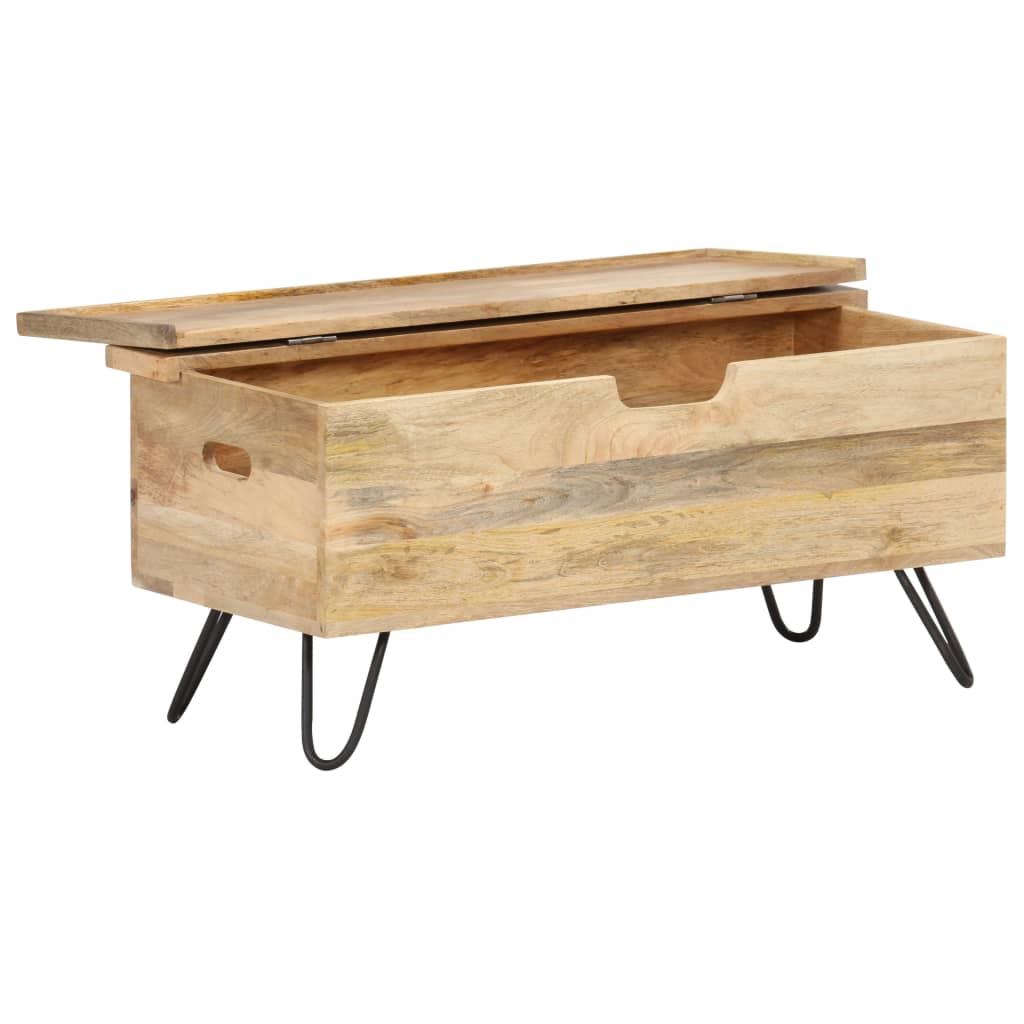 Coffre en Bois et Acier au Design Industriel-La-Fabrique-Industrielle