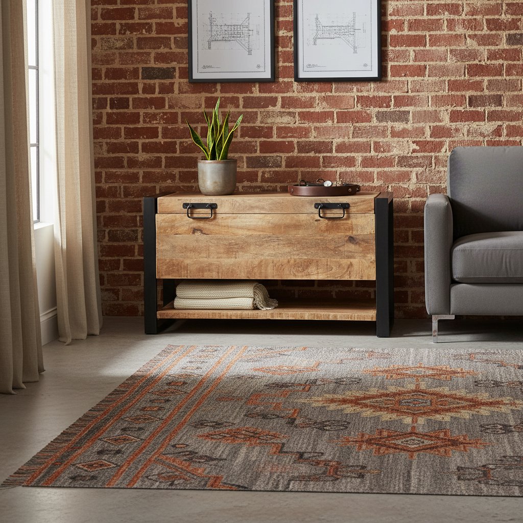 Coffre Ancien en Bois de Manguier Brut