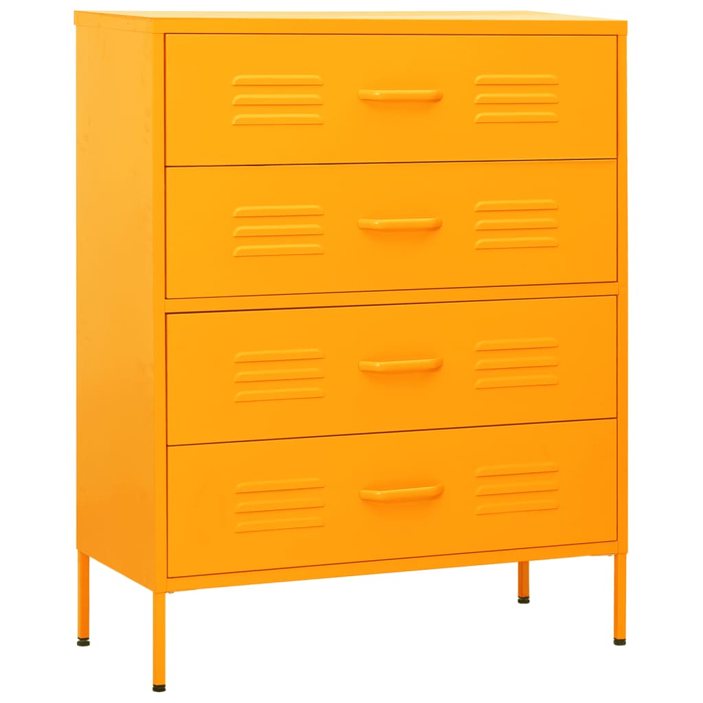 Commode 80X35X101,5 Cm Acier-La-Fabrique-Industrielle
