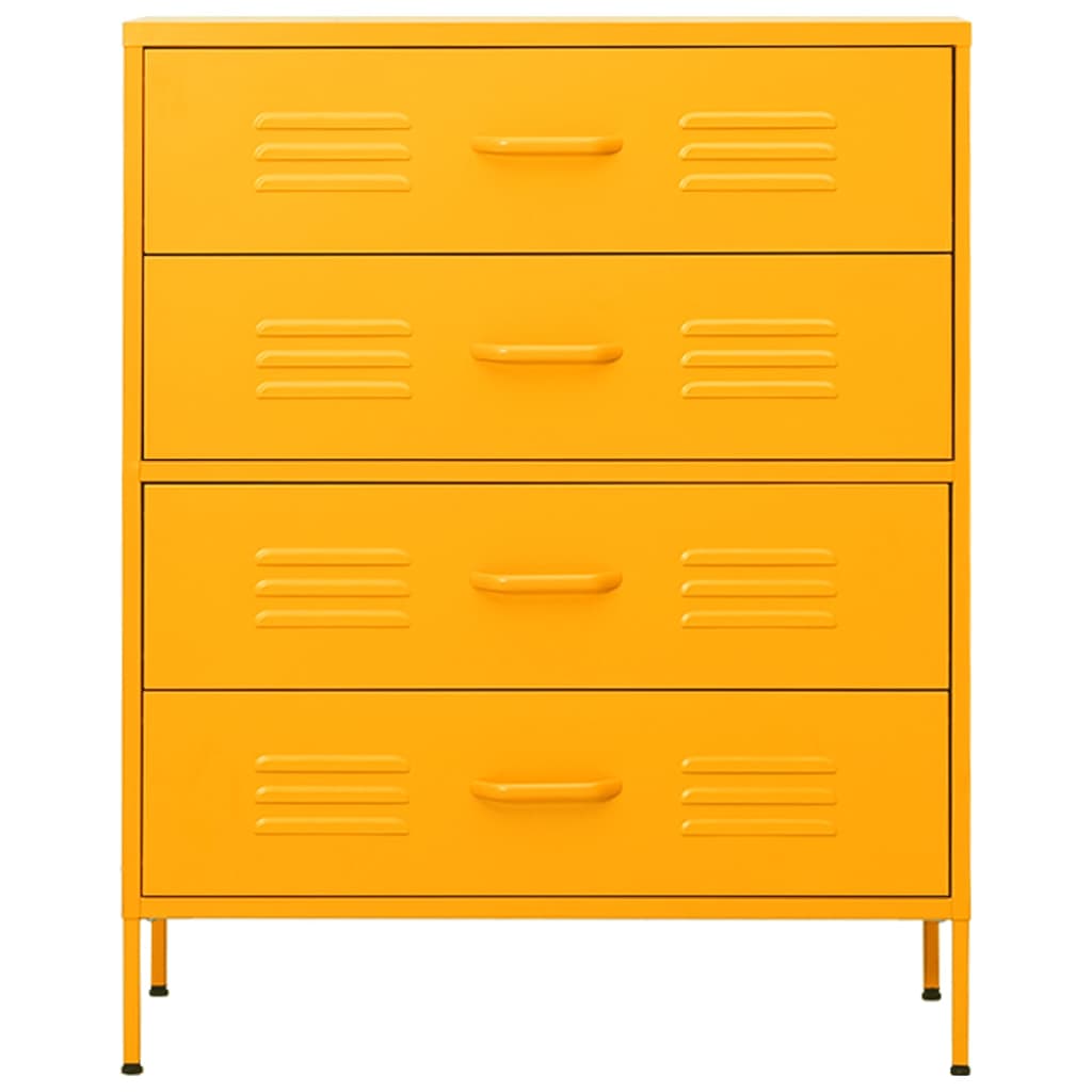 Commode 80X35X101,5 Cm Acier-La-Fabrique-Industrielle
