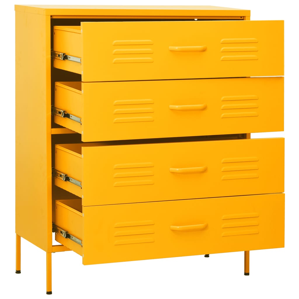Commode 80X35X101,5 Cm Acier-La-Fabrique-Industrielle