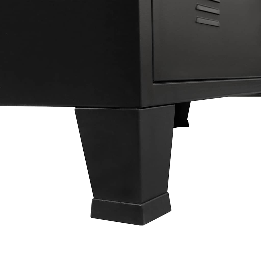 Commode À Tiroirs Métal Style Industriel 78X40X93 Cm-La-Fabrique-Industrielle