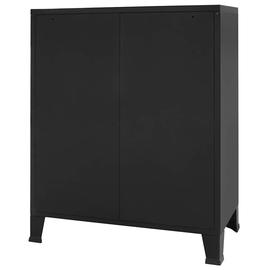 Commode À Tiroirs Métal Style Industriel 78X40X93 Cm-La-Fabrique-Industrielle