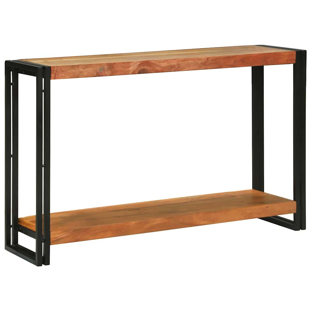 Console 2 Plateaux en Bois de Manguier-Bois d'acacia massif-120 x 75 x 33 cm-La-Fabrique-Industrielle