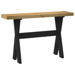 Console Bois de Pin Massif Style Industriel-Forme en X-1-La-Fabrique-Industrielle