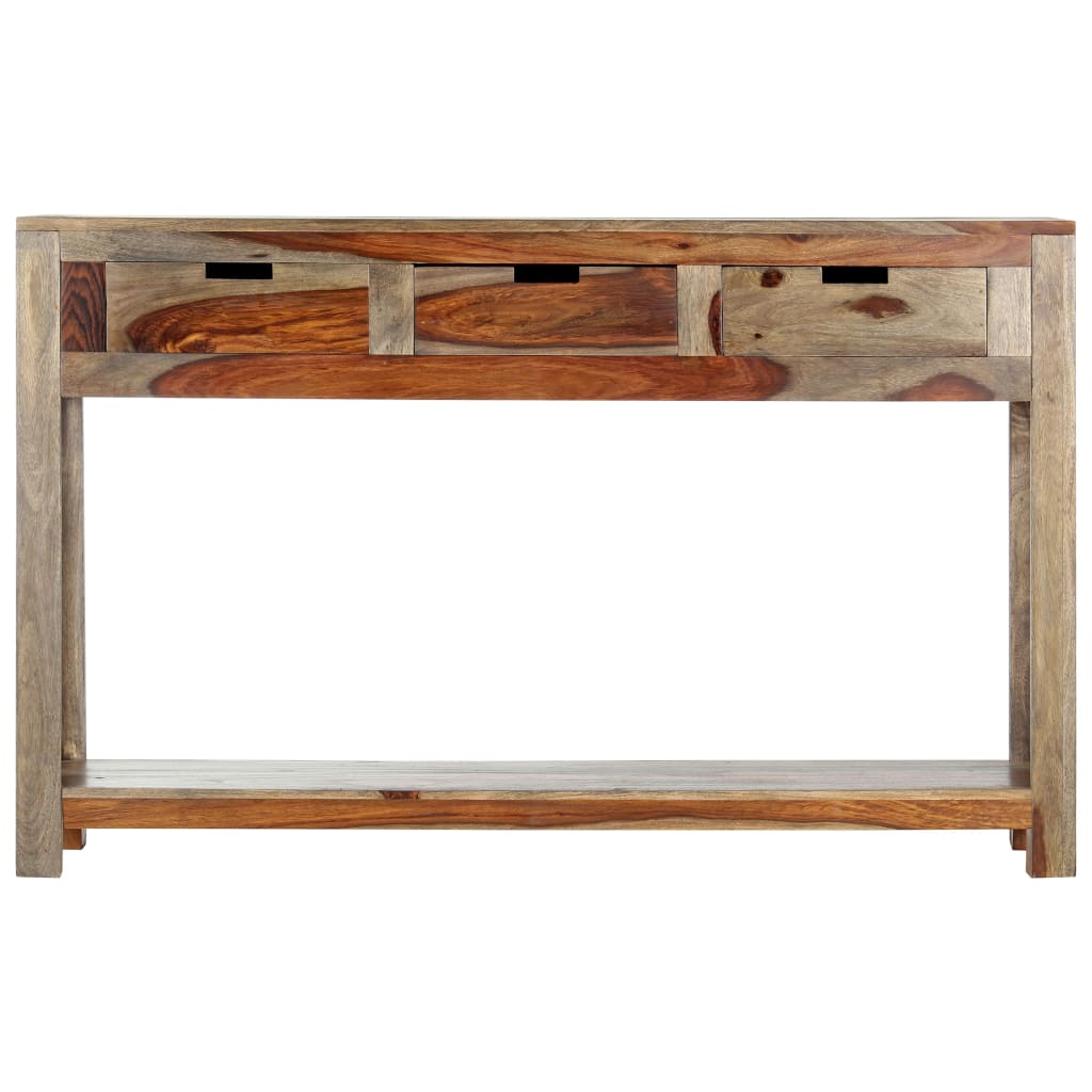 Console Élégante en Bois Massif avec Tiroirs-La-Fabrique-Industrielle