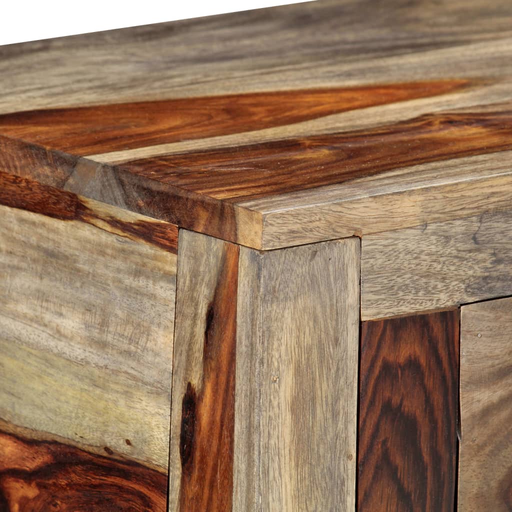 Console Élégante en Bois Massif avec Tiroirs-La-Fabrique-Industrielle