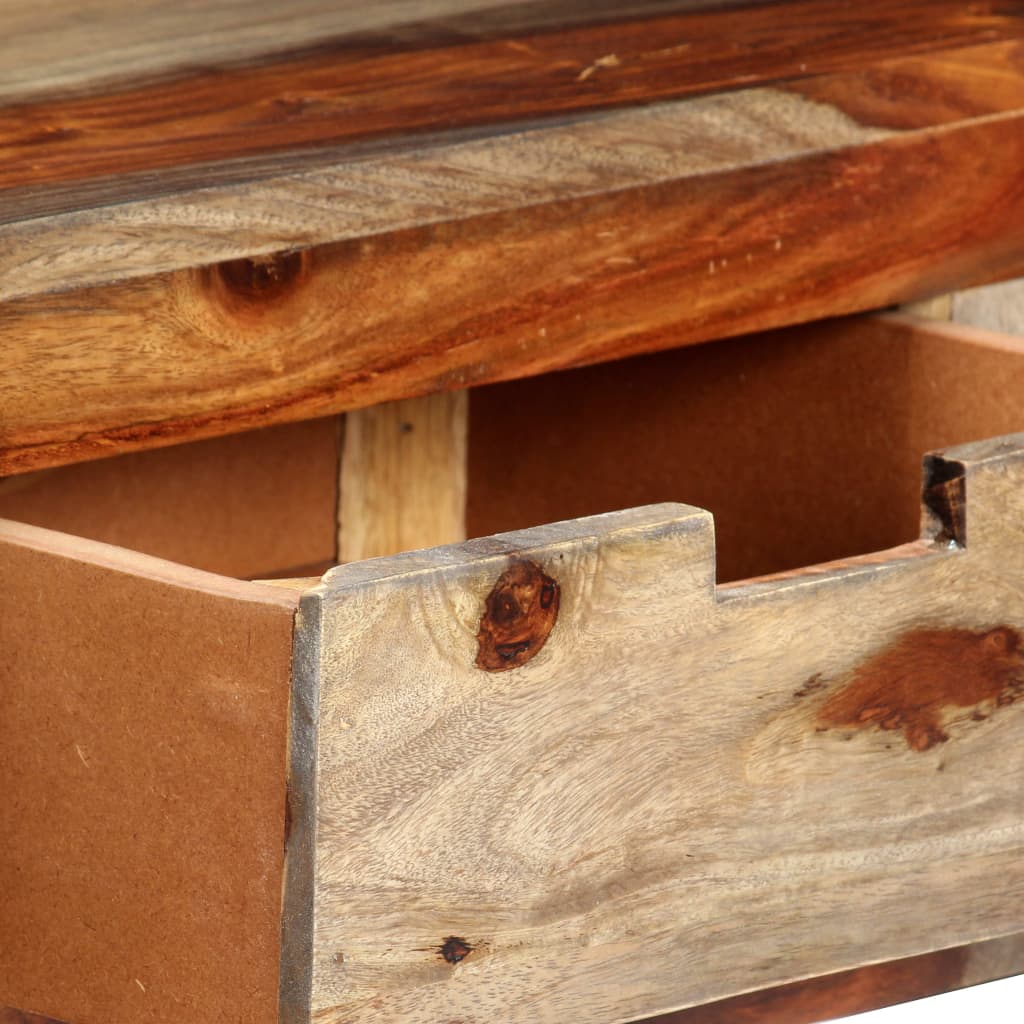 Console Élégante en Bois Massif avec Tiroirs-La-Fabrique-Industrielle