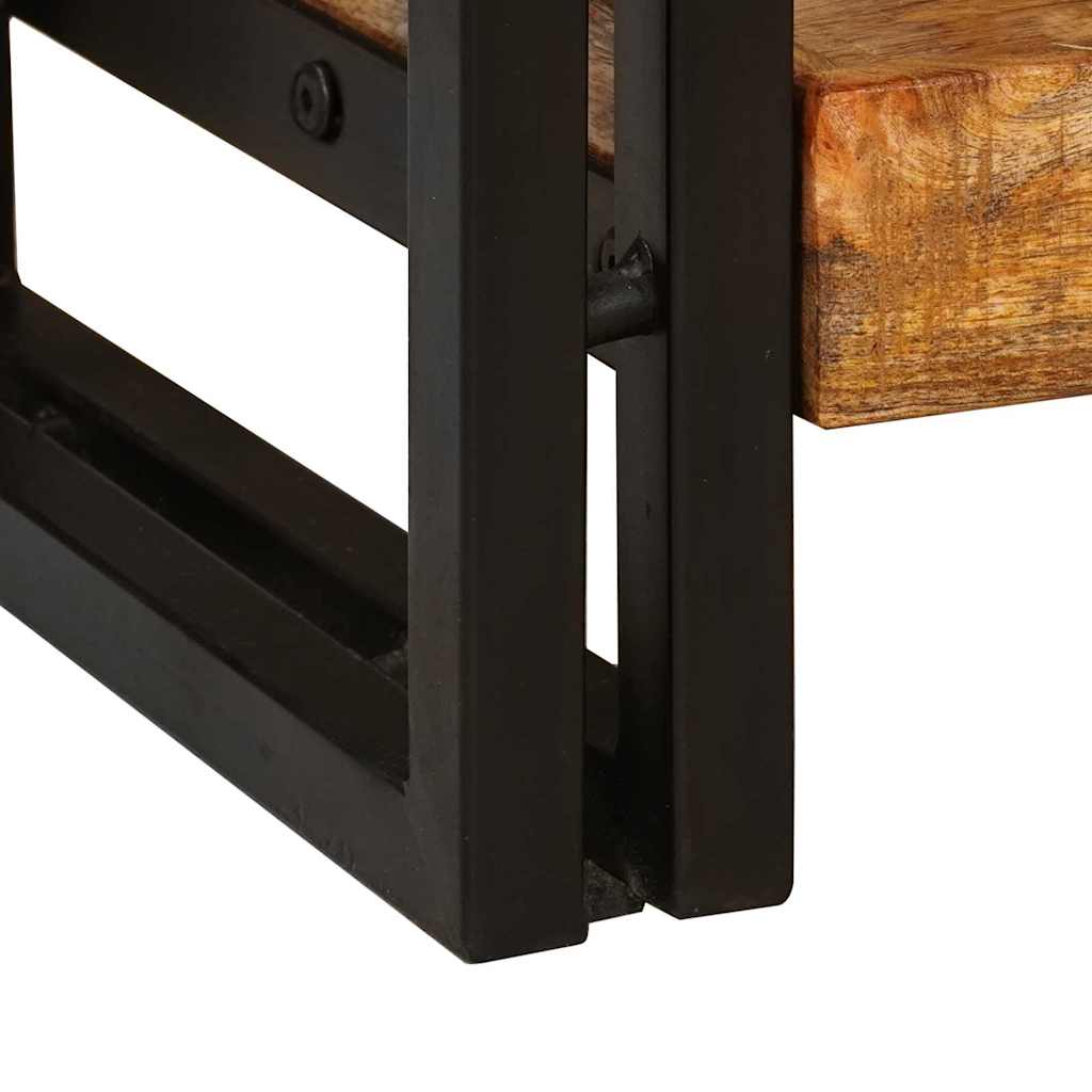 Console Grande Longueur en Bois et Fer-La-Fabrique-Industrielle