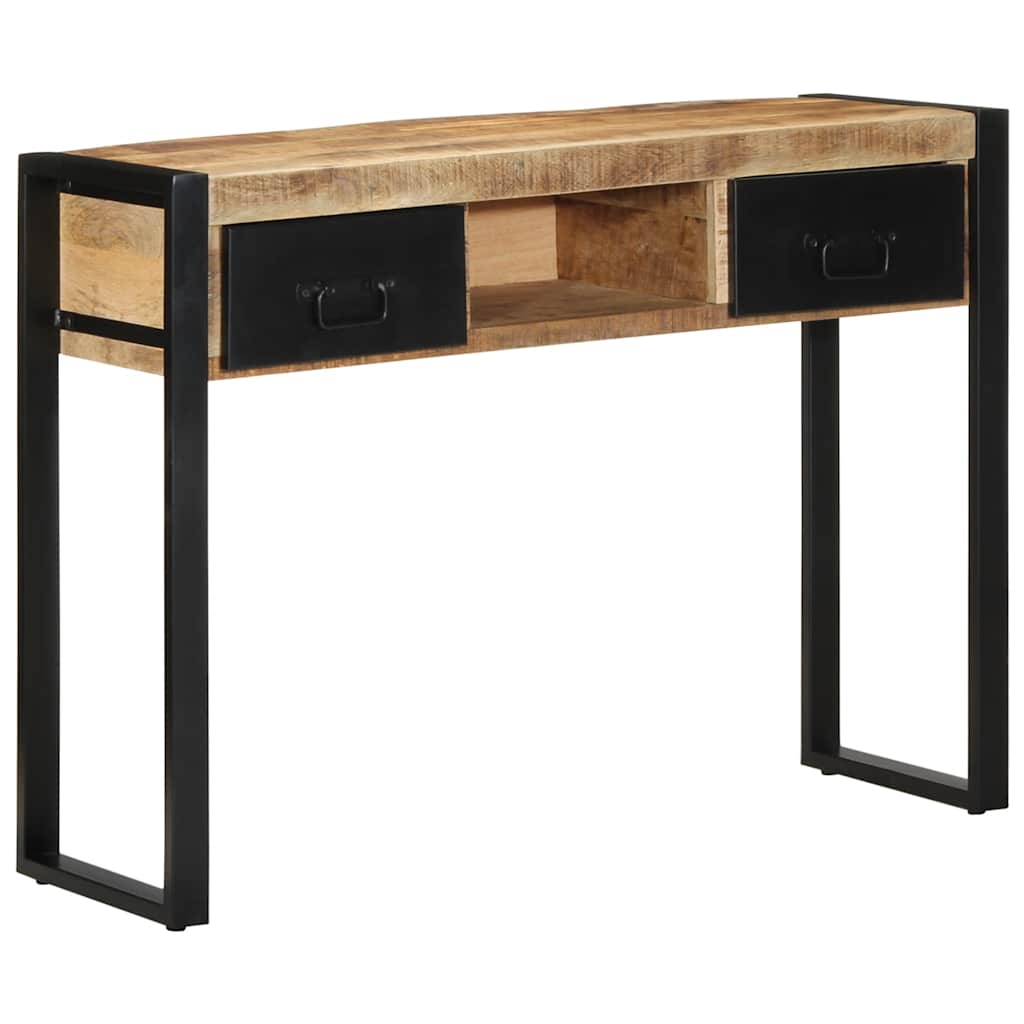 Console Indus en Bois de Manguier et Métal-La-Fabrique-Industrielle