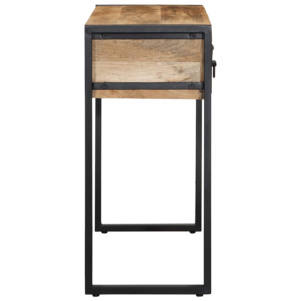 Console Indus en Bois de Manguier et Métal-La-Fabrique-Industrielle