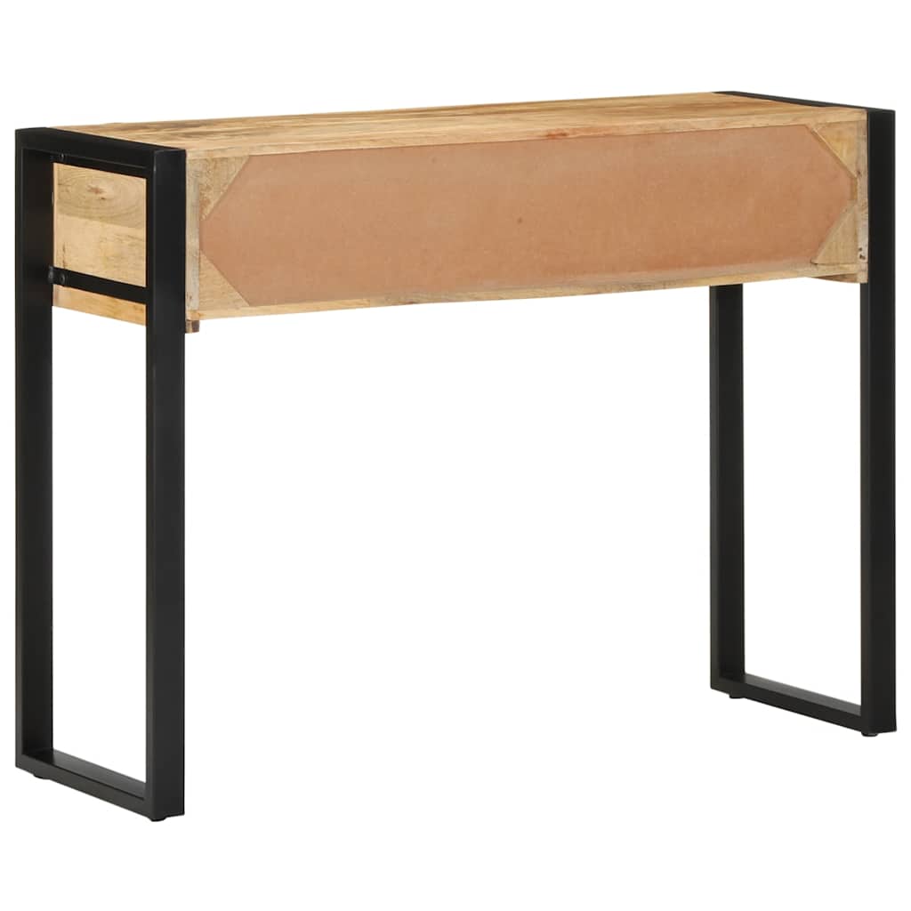 Console Indus en Bois de Manguier et Métal-La-Fabrique-Industrielle