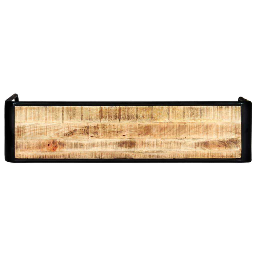 Console Industrielle en Bois de Manguier et Métal-La-Fabrique-Industrielle